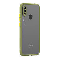 Матовий чохол для Xiaomi Redmi Note 7 хакі протиударний захист камери