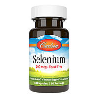 Селен, 200 мкг, Selenium, Carlson, 60 капсул