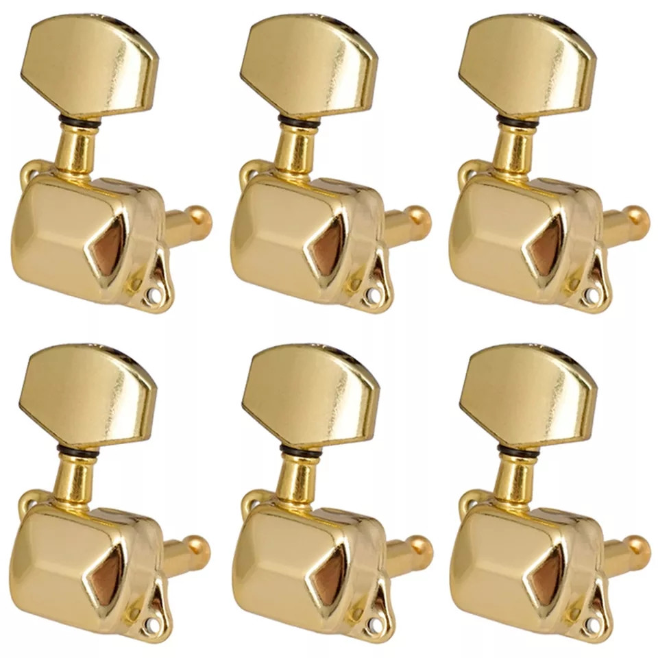 Кілки для електрогітари й акустичної гітари золоті J21 6L gold