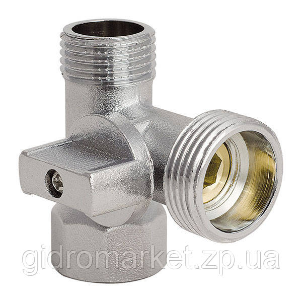 Кран прохідний 1/2x3/4x1/2 KOER KR.515 (KR0103) Кран триходовий