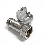 Кран прохідний 1/2x3/4x1/2 KOER KR.515 (KR0103) Кран триходовий, фото 3