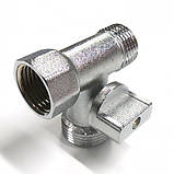 Кран прохідний 1/2x3/4x1/2 KOER KR.515 (KR0103) Кран триходовий, фото 4