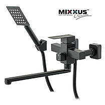 Змішувач для ванни Mixxus KUB-006 чорний, фото 3
