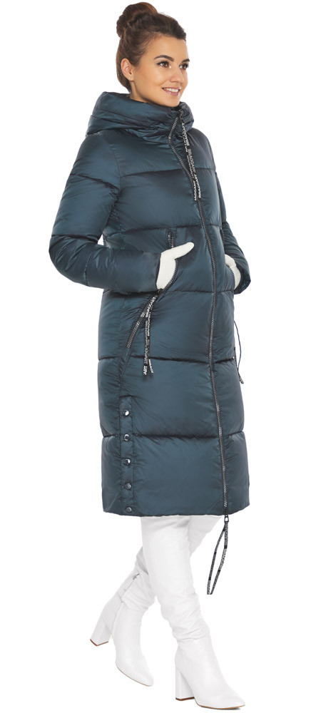 Жіноча сапфірова куртка модна модель 56530 р., фото 1