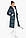 Жіноча сапфірова куртка модна модель 56530 р., фото 3