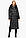 Фірмова чорна жіноча куртка модель 31058 (ОСТАЛСЯ ТІЛЬКИ 40(3XS)), фото 5