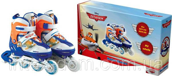 Роликові ковзани Disney Planes М (33-37 c металевою рамою (RS0104)