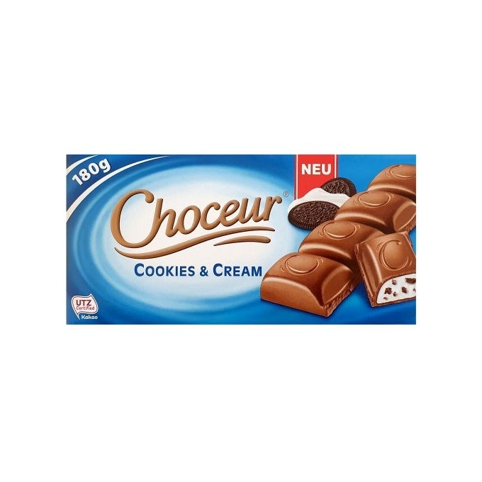 Шоколад 🍫 Choceur "Cookies & Cream" 180 гр. Німеччина