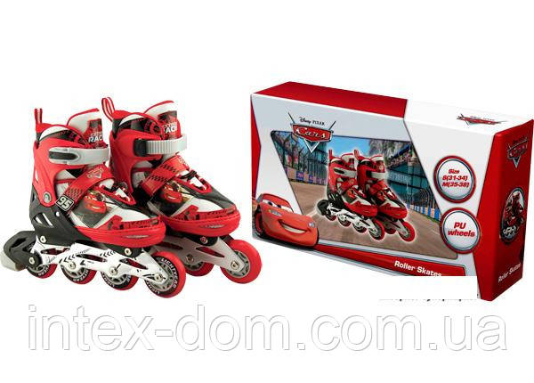 Роликові ковзани Disney Cars S (28,5-33) з металевою рамою (RS0107)