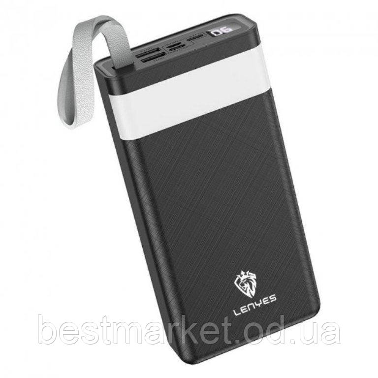 Зовнішній Портативний акумулятор Power Bank Lenyes PX391 30000mAh (97037)