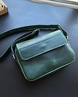 Жіноча шкіряна сумка OLIVIA зелена