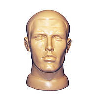 Манекен чоловіча голова тілесного кольору