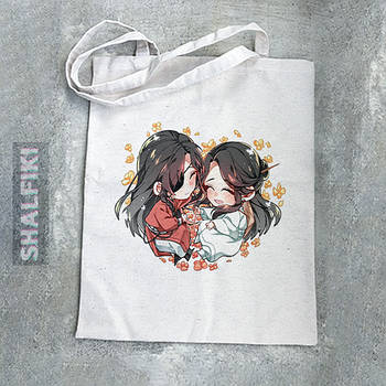 "Сє Лянь і Хуа Чен (Небесне благословення)" еко сумка шопер двонитка з малюнком