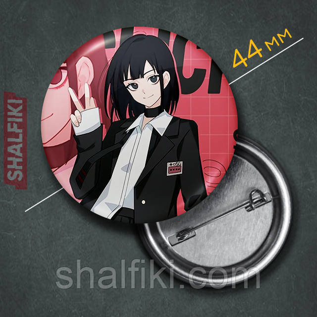 "Цяо Лін (Агент часу / Link Сlick)" значок круглий на булавці Ø44 мм, фото 1