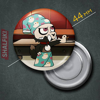 "Король (Совиний дім/ Owl house)" магніт круглий Ø44 мм