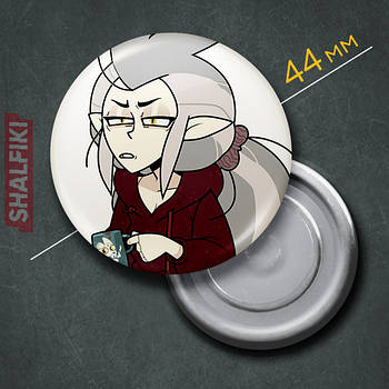 "Іда Клауторн (Совиний дім/ Owl house)" магніт круглий Ø44 мм