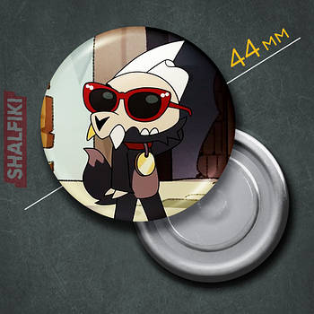 "Король (Совиний дім/ Owl house)" магніт круглий Ø44 мм