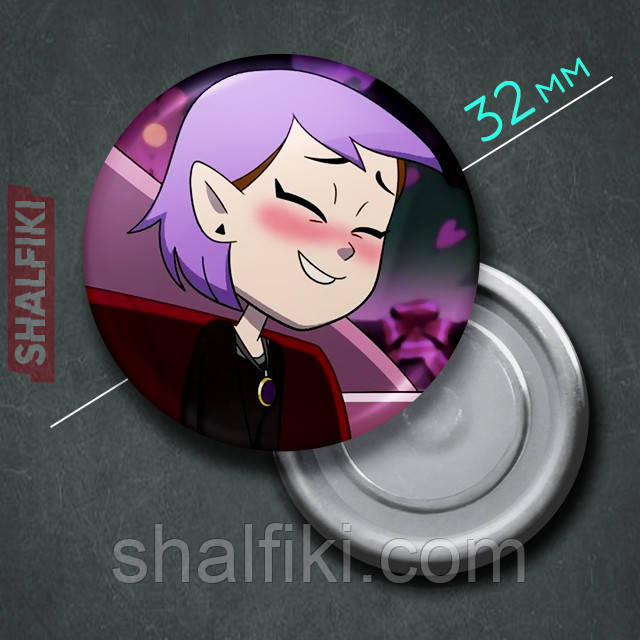 "Еміті Блайт (Совиний дім/ Owl house)" магніт круглий Ø32 мм, фото 1