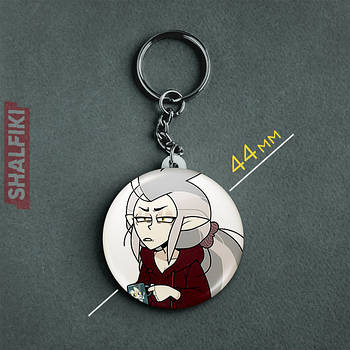 "Іда Клауторн (Совиний дім/ Owl house)" брелок круглий Ø44 мм