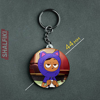 "Луз Носеда (Совиний дім / Owl house)" брелок круглий Ø44 мм