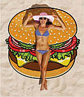 Пляжний килимок Hamburger 143 см