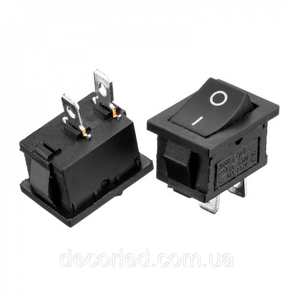 Кнопка з фіксацією Китай 0114 чорна 70329, фото 1