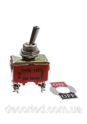 Тумблер ON-OFF-ON 88564, фото 1