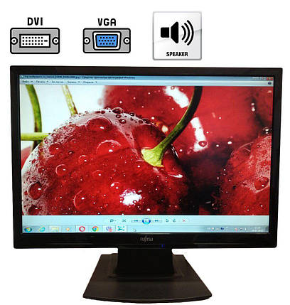 Монітор Б-клас Fujitsu L22W-1/2" (1680x1050) TN / DVI, VGA / Вбудовані колонки (2x 1.5 W) / VESA 100x100, фото 2