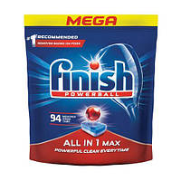 Таблетки для посудомічних машин FINISH All in 1 Max 94 шт