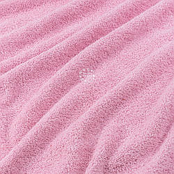 Двостороння махрова тканина рожевого кольору
