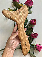 ДЕРЕВ’ЯНИЙ ШКРЕБОК BODY AXE ДЛЯ ГУА-ША МАСАЖУ ТІЛА, фото 7