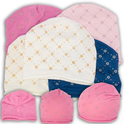 ОПТ Шапочка для дівчинки "Wera" (5 шт./паковання), фото 1