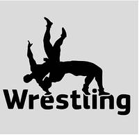 Виниловые наклейки на авто - Wrestling Борьба размер 20 см