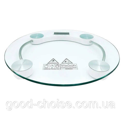 Купить Весы напольные до 180 кг AT-2003A / Стеклянные круглые весы для ...