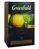 Чай Greenfield Lemon Spark Чорний з Лимоном 100 г (4823096802268)
