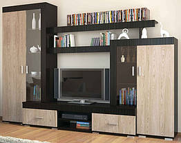 Шафа Марк 2060х900х540мм венге магія + дуб родос Сокме, фото 4