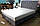 Двоспальне ліжко з матрацом "Вікторія" 160х200 з підйомним механізмом, фото 3