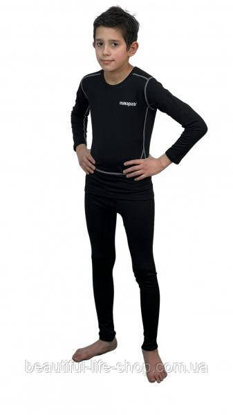 Купить Комплект термобелья для детей Europaw PRO Sport/черный/(р. Y20-Y28),цена 1400 ₴ — Prom.ua (ID#1465327756)