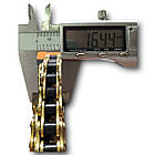 Ланцюг посилений 428НD 116 ланок GOLD приводу колеса із замком DID, фото 5