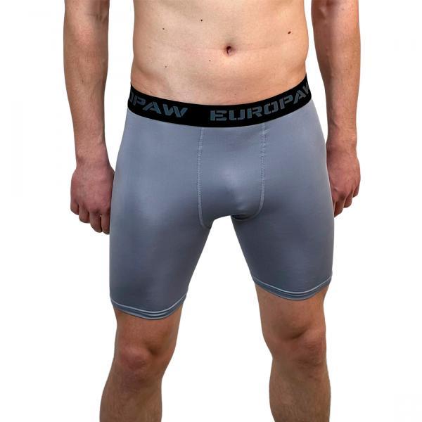 Треки тайси спортивні компресійні велосипедки Europaw PRO еластичний трикотаж для активних занять спортом сірі, фото 1