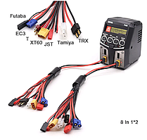 Балансний зарядний пристрій FPV SKYRC T100 DUAL 5 A 2X50W для 2-4S LiPo/LiIon/Life/LiHV Акумуляторів