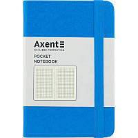Нотатник Axent А6 Partner 8301-07-A, 95x140 мм, 96л. кл блакитний
