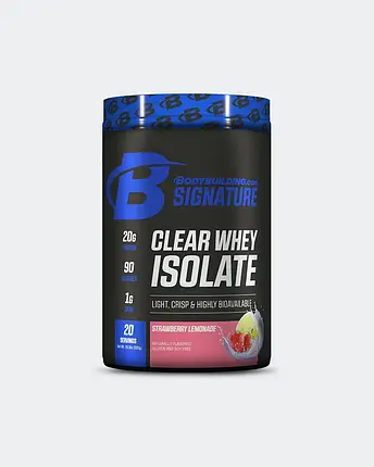 Сироватковий ізолят Bodybuilding Signature Clear Whey Isolate 20 порц.( смак полуничний лимонад ), фото 3