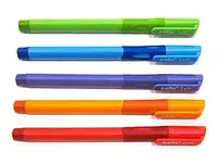 Ручка шариковая с чернилом на масляной основе, 0.7мм, синяя, цвет корпуса в ассортименте