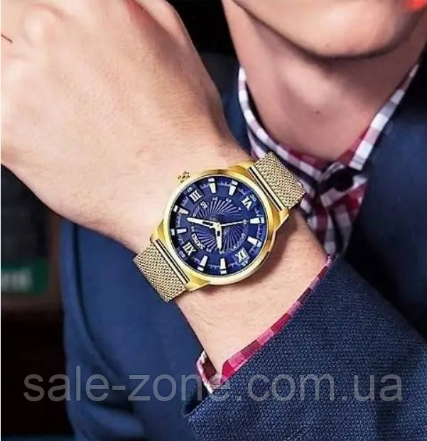 Наручные мужские часы Skmei 9166 Синий - фото 3 - id-p1659822340