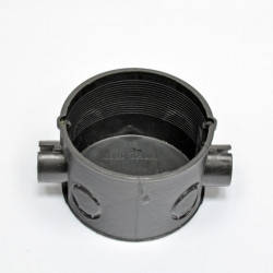 Короб (підрозетник) монтажний бетон/60 мм складаний