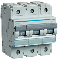 Автоматичний вимикач 80 А, 3P хар-С, 10 kA, Hager HLF380S