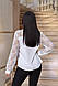 Жіноча Стильна Блуза з мереживом Батал, фото 7