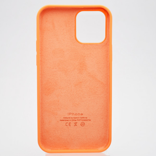 Чохол накладка Original Packing для iPhone 12/iPhone 12 Pro Apricot Orange Помаранчевий, фото 2