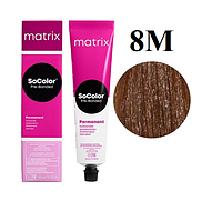 Стойкая крем-краска Matrix Socolor Pre-Bonded 8M Светлый блондин мокко 90 мл